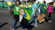 Bolsonaro reunió a miles de seguidores en la playa de Copacabana