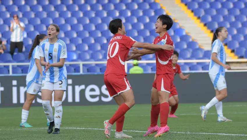 Argentina 2-6 Corea del Norte: debut con derrota ante el mejor rival del grupo