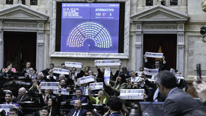 Diputados aprobó la Boleta Única de Papel: se usará desde las elecciones de 2025