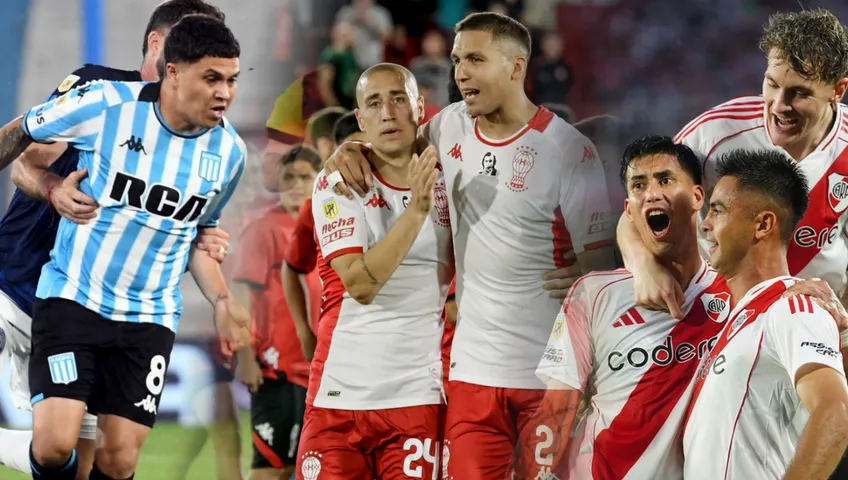 Liga: Racing, Huracán y River no se bajan de la pelea por el título