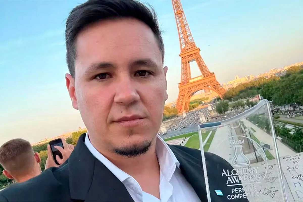 Un argentino ganó el campeonato mundial de perfumes en Francia