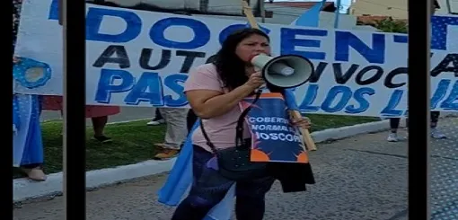 Los docentes autoconvocados también se adhieren al paro de este jueves