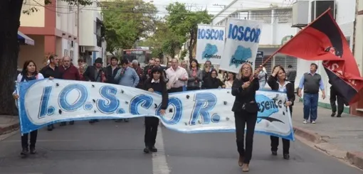 Estuvimos juntando firmas en toda la provincia para elevar a IOSCOR