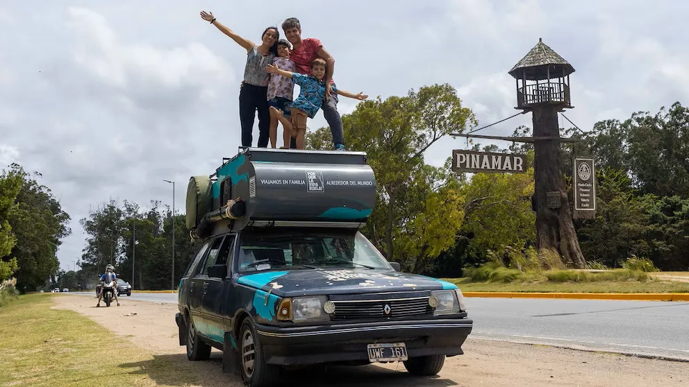 Una familia viajera recorrió 19 países con su auto