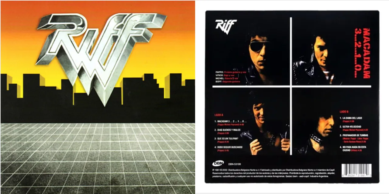 Macadam 3... 2...1... 0..., el segundo disco de Riff