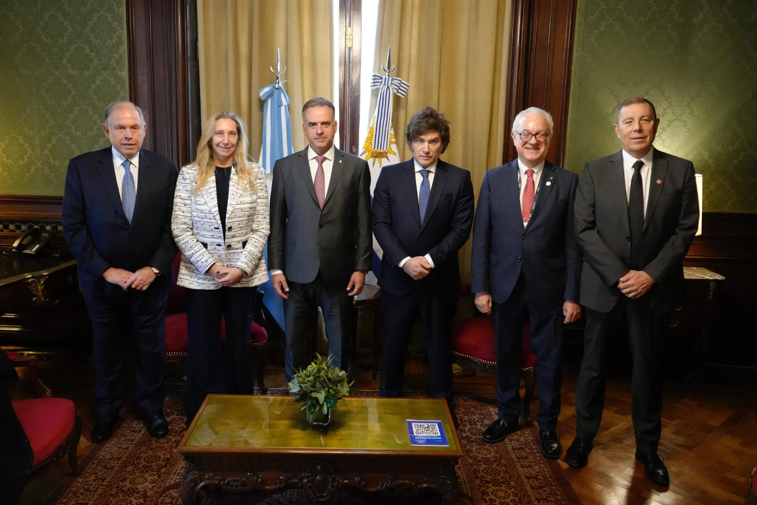 Milei mantuvo reuniones bilaterales con los presidentes de Panamá y Uruguay