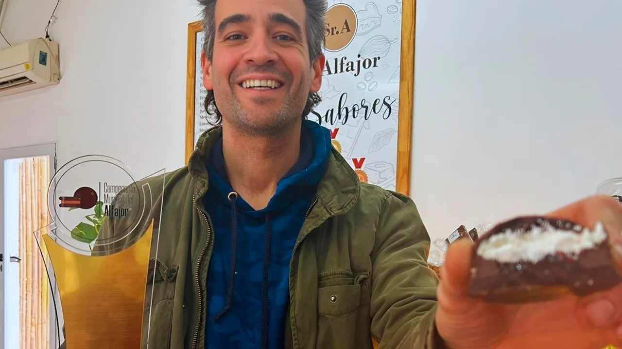 Pastelero y campeón: el arte de Sebastián Gaudio hecho alfajor