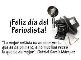 Salutación del Gobierno a  los periodistas en su día.