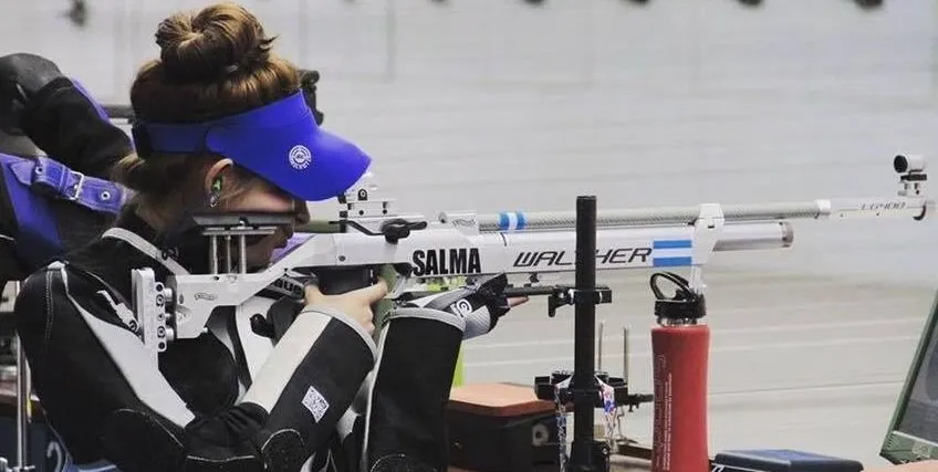 Salma Antorena participa en el Mundial de Tiro Deportivo en la India