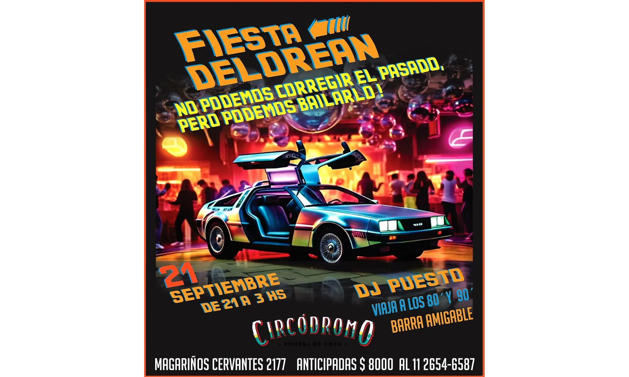 Viajamos en el tiempo con la Fiesta Delorean