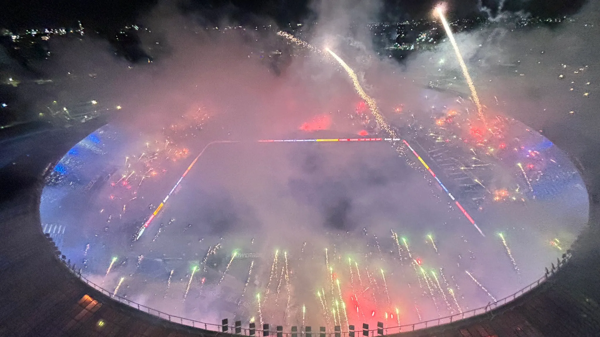 Clausuran el estadio de Racing por uso de pirotecnia en el partido contra Corinthians