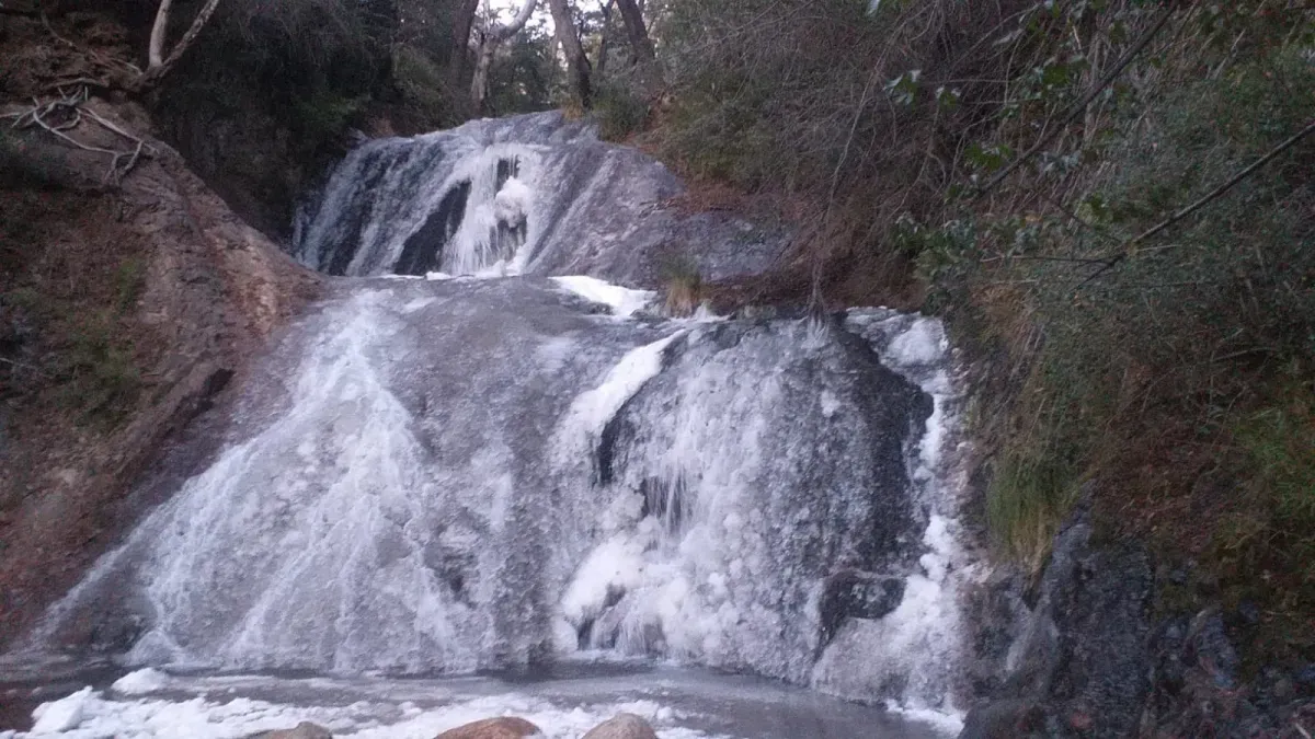 Una postal helada del invierno