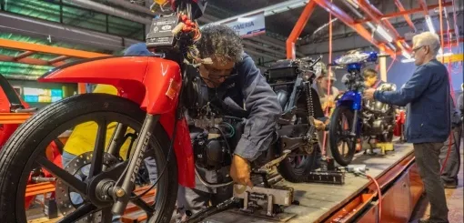 La empresa estatal Ledlar proyecta fabricar 1.500 motocicletas mensuales