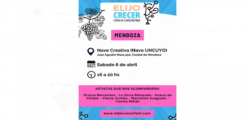Science professionals invite to the #I Choose to Grow festival in Mendoza – Radio Nacional