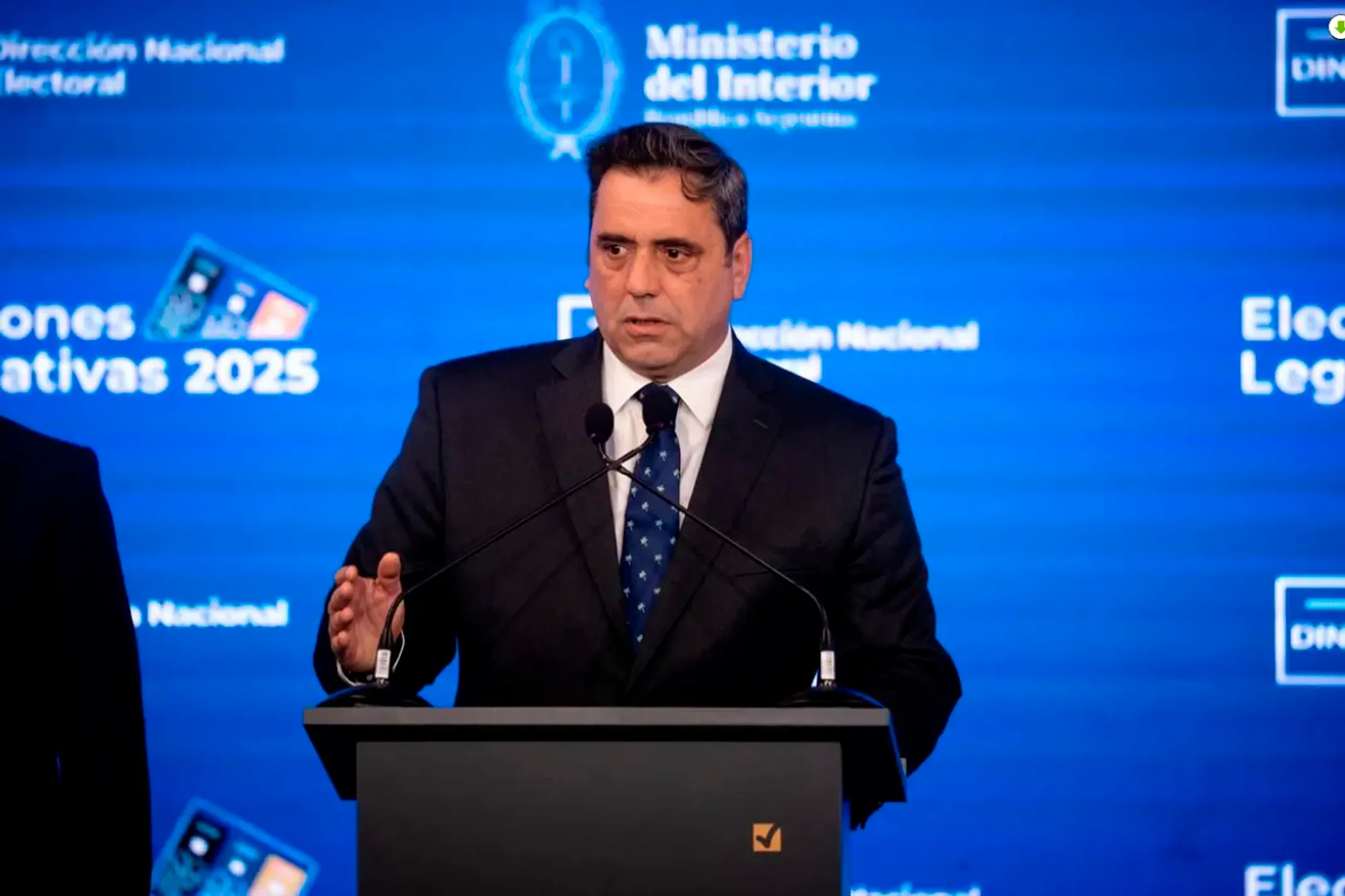 "No hubo reportes de incidentes o problemas en ningún lugar del país", afirmó Lisandro Catalán